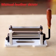 New 6" Manual Leather Skiver Peeler Splitter DIY Shovel Skin Skiving Machine Y