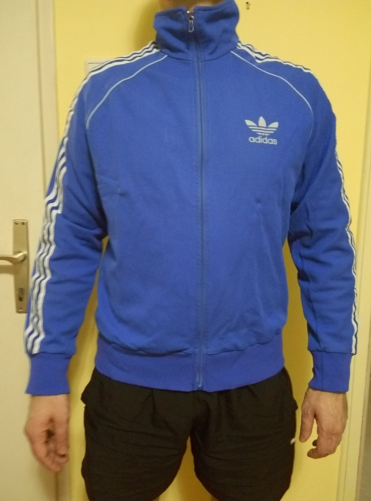 adidas striped jacket