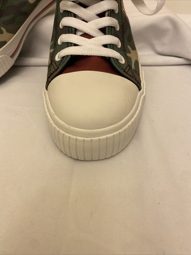 FOCO Mississippi State Low Top Canvas Shoes Sneakers Womens Size 11 Camo Green - Picture 5 of 7