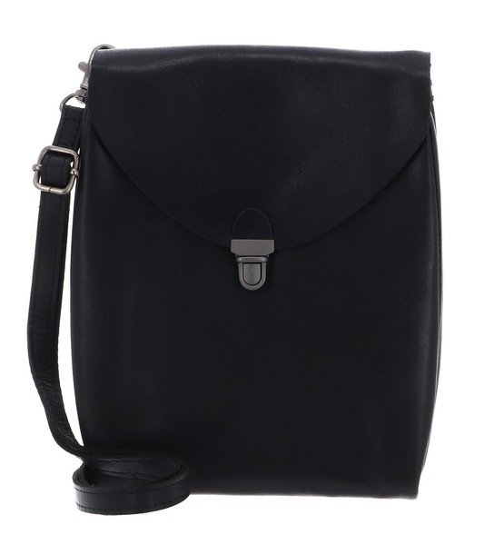 Harold's Fold Handbag Clutch Up UmhäNgetasche Tasche Black Schwarz Neu-image