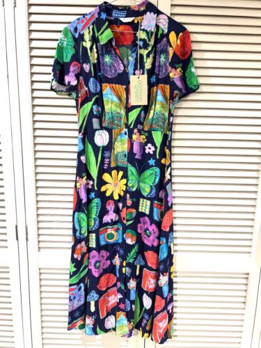 New! Gorgeous & Flattering GORMAN “Scrapbook” Dress * size 10