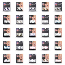 Brand New NFL Pick Your Team Stick On Tattoos Easy Removable