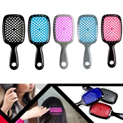 FHI Heat Unbrush Detangling Hair Brush Beauty Heating Untangle Knotting Combs
