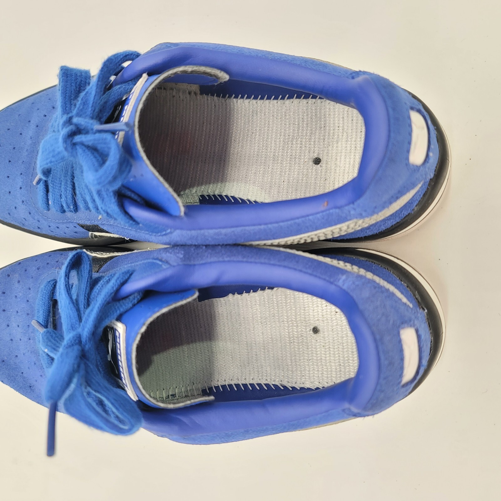 Puma GV Special Blue Silver Suede Boys Athletic Shoes Sneakers Youth 7C ...