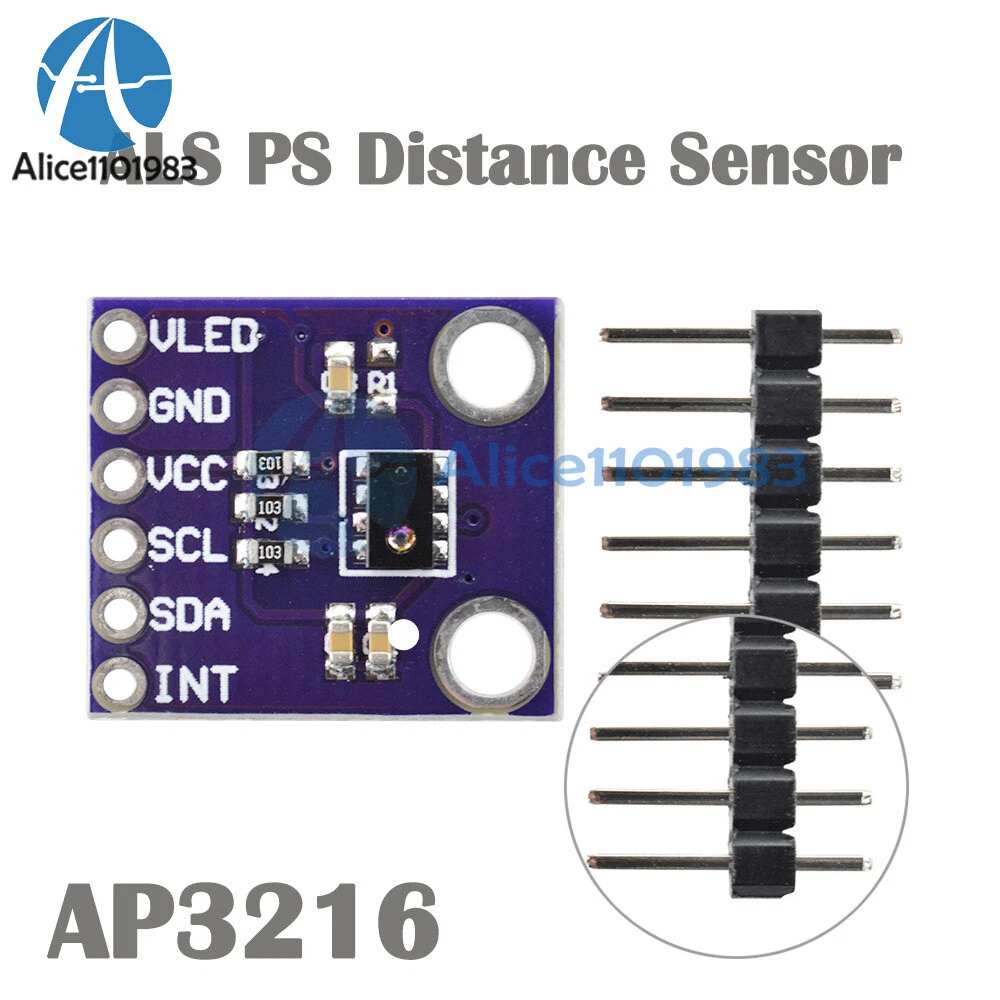 10Pieces AP3216 ALS PS Distance Digital Ambient Light Test