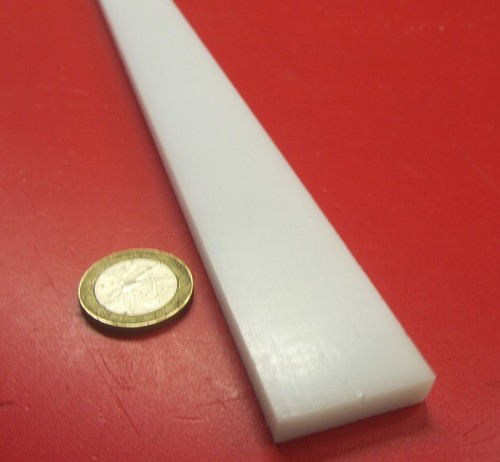 Delrin Acetal Bar 1/4" (.250") Thick x 1.00" Wide x 24" Long White - Afbeelding 4 van 9