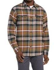 Orvis Men  s Flannel Shirt Size M,L,XXL Color Blue ,Gray, Multi, Adams Plaid 5GQ 