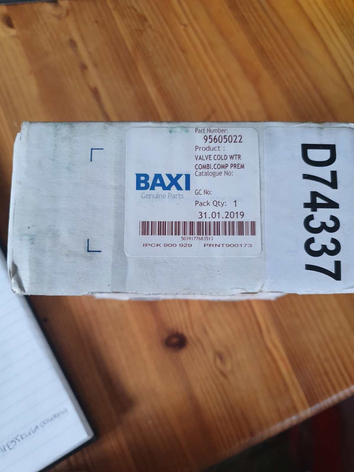 Baxi Unvented Cylinder Cold Water Kit 95605022 | eBay
