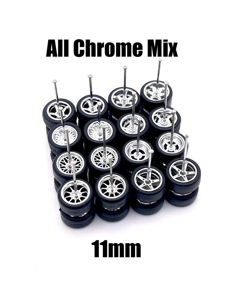 6x 2 Piezas 40/48 Mm Ruedas De Juguete Llantas Piezas De