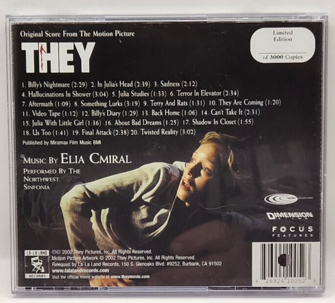 Wes Craven They Movie Soundtrack Recording Classical Score Music
