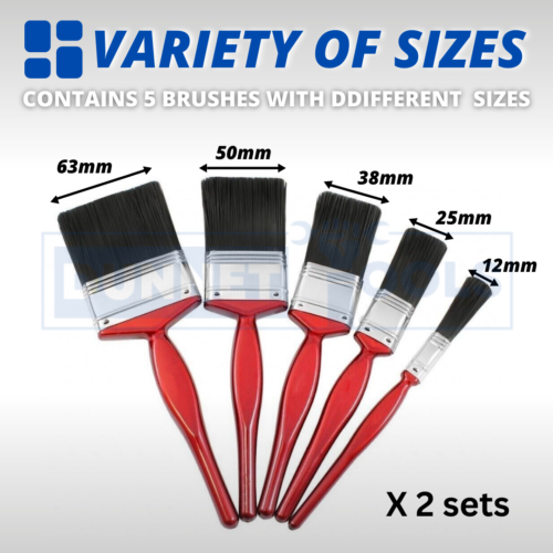 10PC Paint Brush Fine Brushes Set Advanced Bristles Decorating DIY Painting - Picture 7 of 24