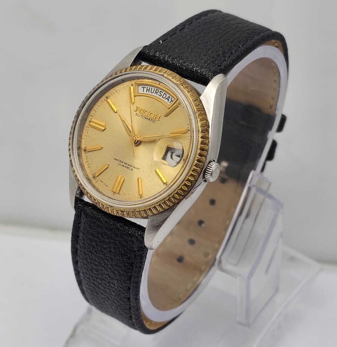 Ricoh President Day/Date Automatic Vintage Men's Watch | eBay