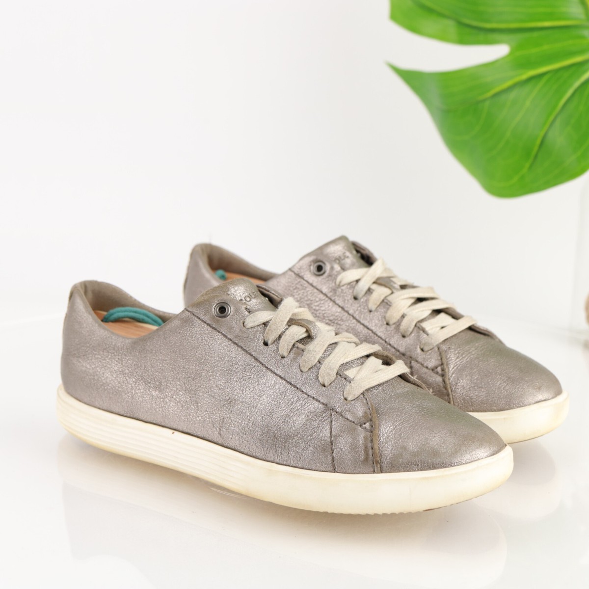 Cole Haan Womens Grand Crosscourt Sneaker Size 5.5 Silver