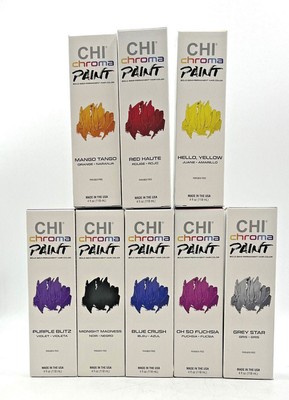 Chi Chroma Paint Hair Color Semi-Permanent 4 oz-Choose Your Color