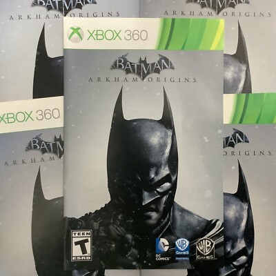 Batman: Arkham Origins Microsoft Xbox 360 Instruction Manual Only