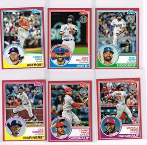 2018 TOPPS MINI ON DEMAND 1983 RED ANNIVERSARY 83-20 TOMMY &hellip;
