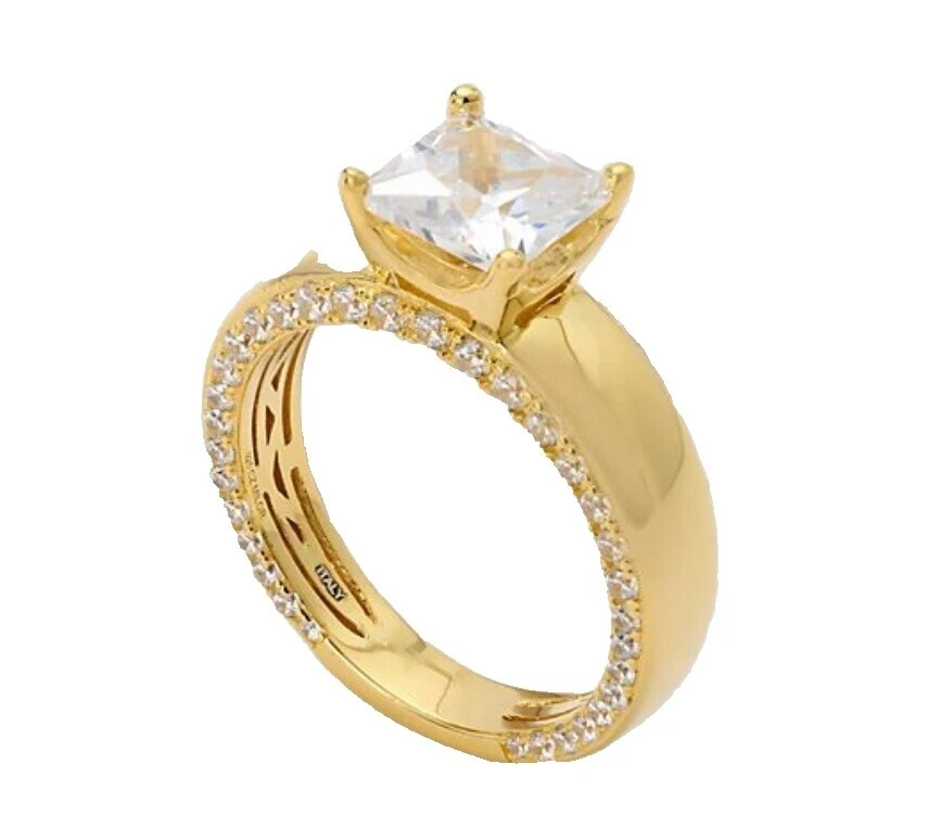 Diamonique Cubic Zirconia 6 Ring Fashion Rings