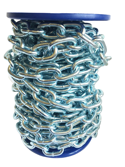 10m Stahlkette 3mm - Schwarze Gliederkette Für Garten & Heim