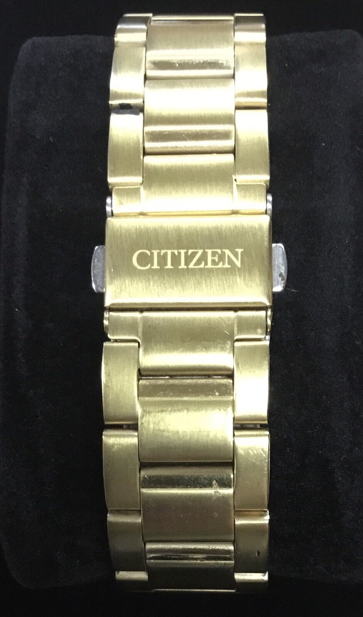 Citizen Quartz Classic Gold Tone Stainless Steel Men's Dress