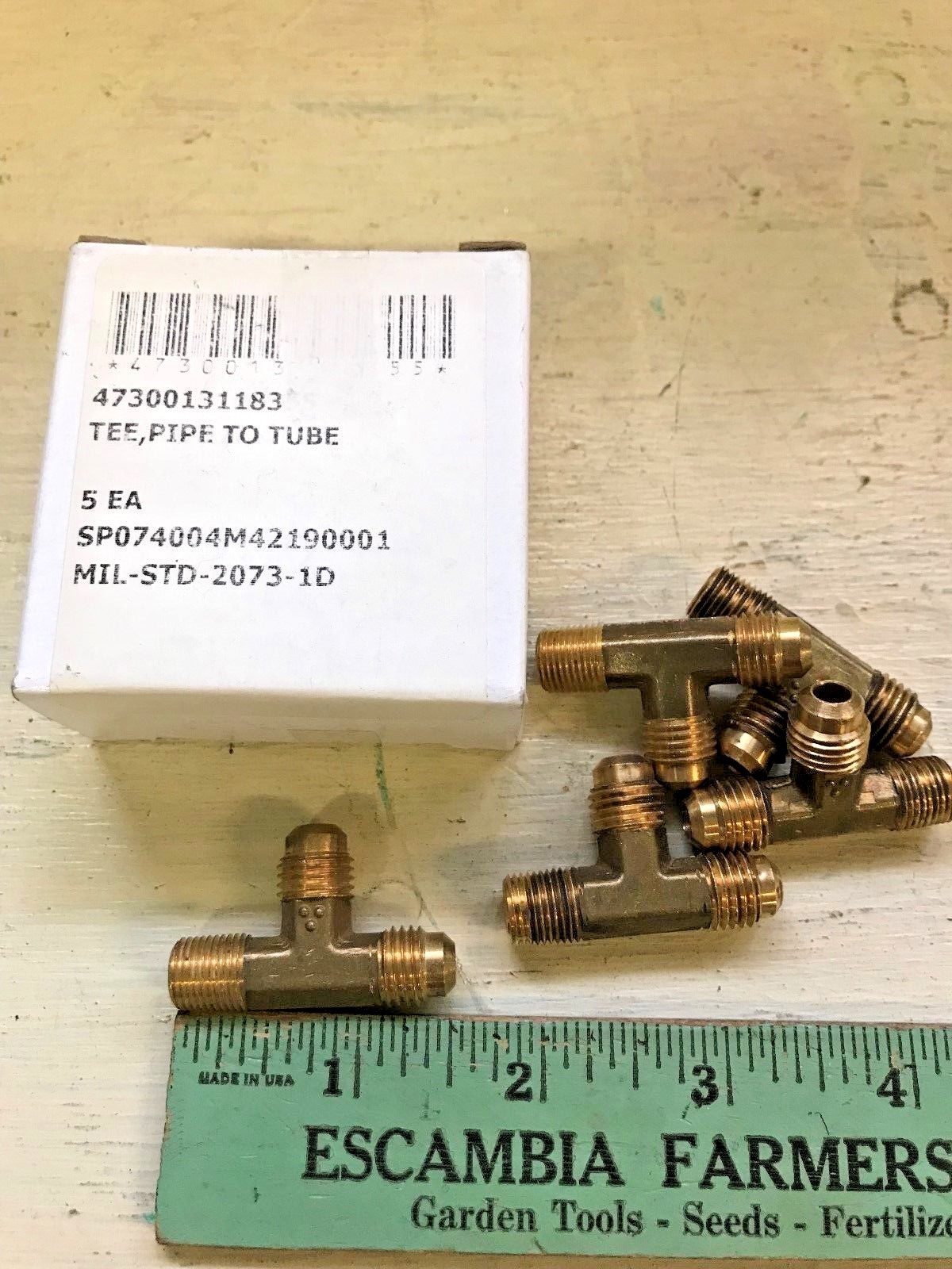 Lot De 5 Valves D'accès JB Industries A31482 - Raccord 1/8 MPT X 1/4 ODS, Pour Climatisation/froid