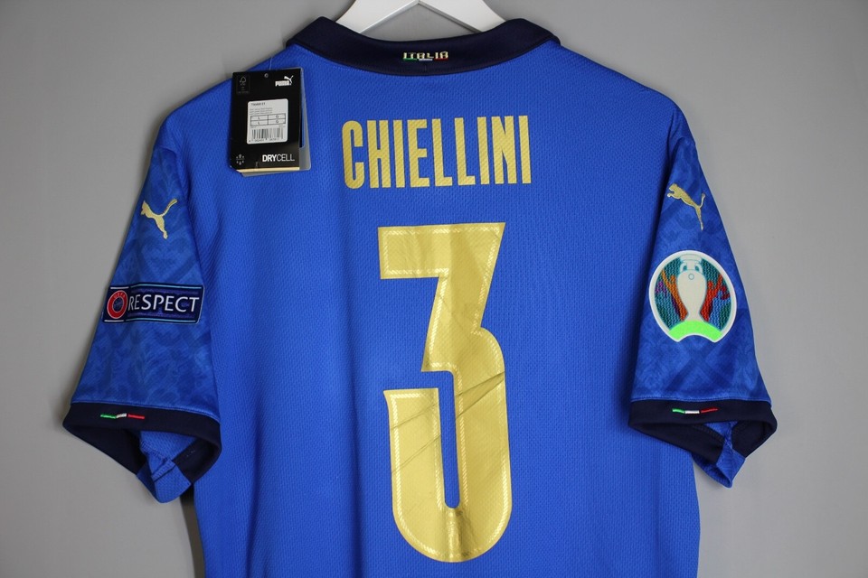 Maillot Italie 2020/2021 Domicile #3 Chiellini - PUMA, Taille S, Neuf