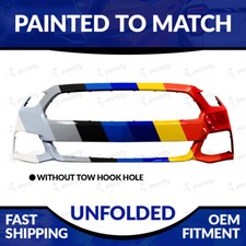 New Painted To Match Unfolded Front Bumper For 2015 2016 2017 Ford Mustang