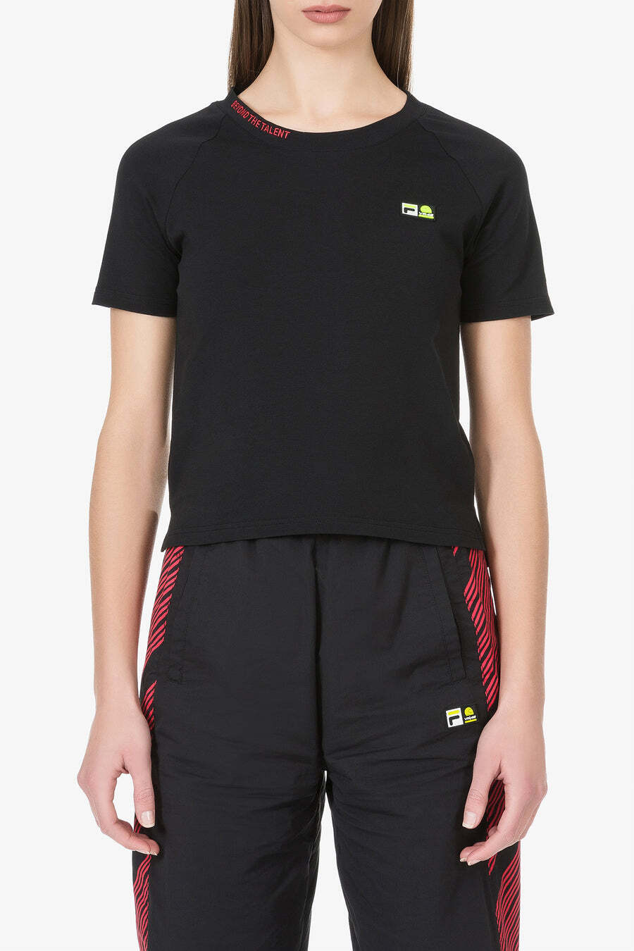 T shirt cropped Fila VR46 Riders Academy donna