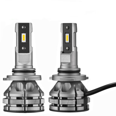 2×NOVSIGHT 80W 15000LM 9006 LED Headlight Bulbs Kit High Low Beam 6500K White
