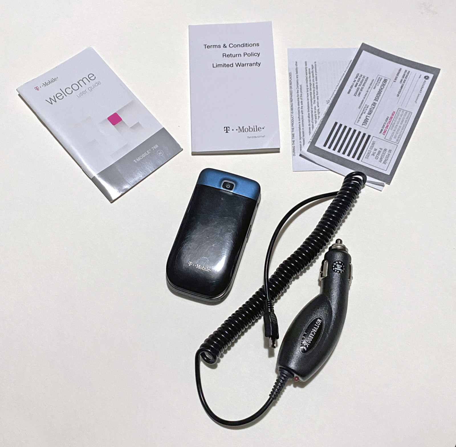 Alcatel 768 One Touch T-Mobile Flip Cell Phone - Preowned