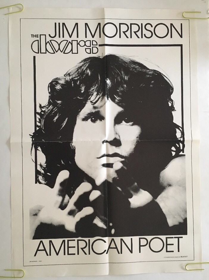Original Vintage Poster Jim Morrison American Poet The Doors