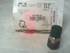 Parker 8-6 FBZ-SS Male Connector CPI Stainless Steel 1/2 in x 3/8 - New No Box