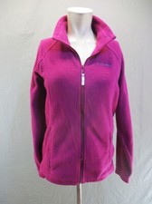 Columbia Size 18/20 Girl Full Zip Stand Collar Pocket Fleece Athletic Jacket 588