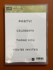 Stampin' Up Photopolymer/Cling Stamp Sets New