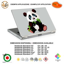 Panda puppy sticker notebook tablet sticker cartoon picture print pvc 1pc