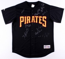 JOSE BAUTISTA SIGNED PIRATES JERSEY + CASTILLO WARD REDMAN GRABOW WILSON & MORE