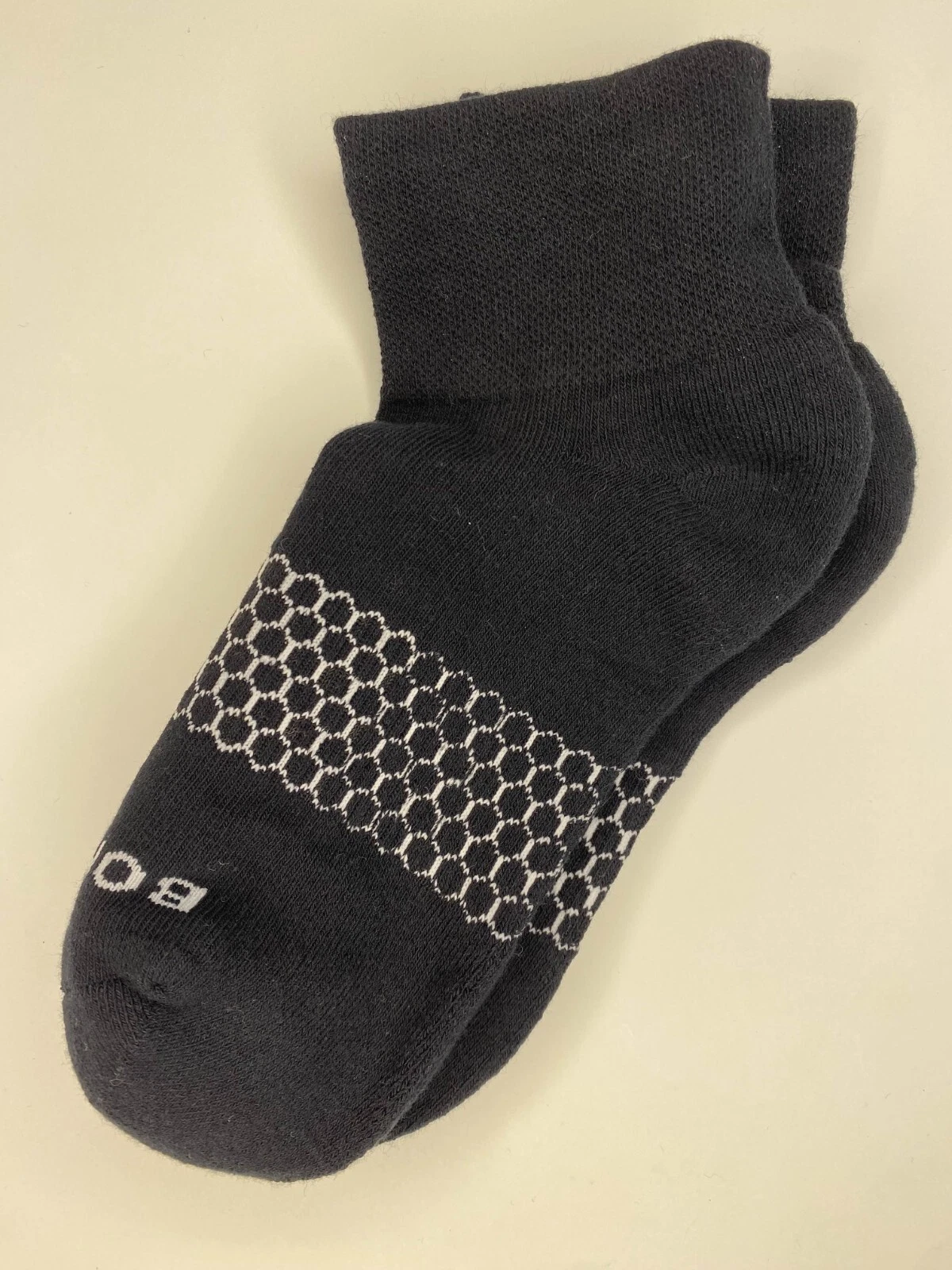 [3 Pack] Bombas Black Quarter Socks