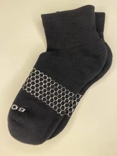 [3 Pack] Bombas Womens Black Quarter Socks
