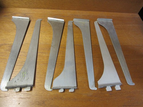 Metal Single track adjustable mounting Brackets 10 inch Lot 7