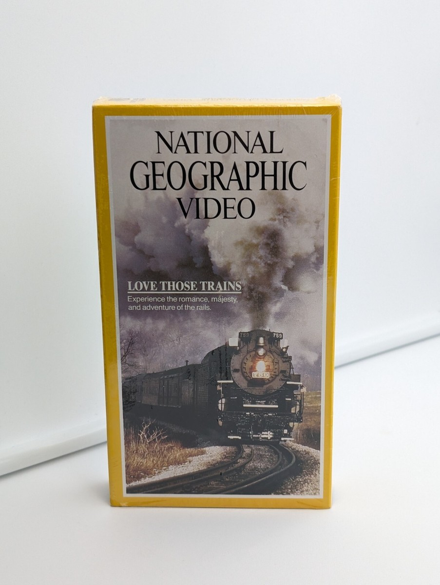 Love Those Trains Railroad VHS - National Geographic Nat Geo