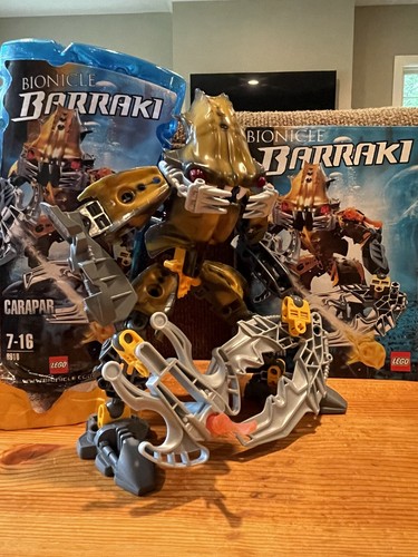 LEGO BIONICLE: Barraki Carapar (8918) 100% COMPLETO DI SCATOLA E MANUALE!! - Foto 8 di 10