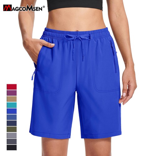 Women's Golf Casual Short Quick Dry Water Resistant Workout Travel Cargo Shorts - 第 1/89 張圖片