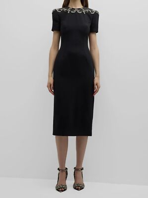 jenny packham black dress Jenny Packham Livia beaded-embellishment zip-up Maxi Dress | Black