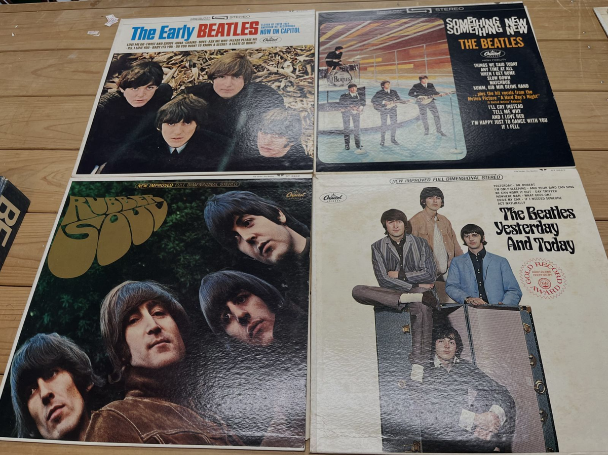 THE BEATLES FRC Record Box 7 titles 8 discs LP set Music