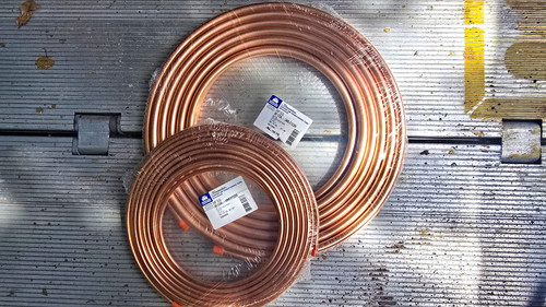 Streamline Copper Tubing Coil 3/4 And 3/8 Rolls  50 ft