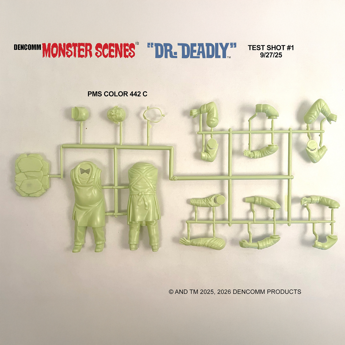 DENCOMM Monster Scenes Dr. Deadly Limited Edition Model Kit - 55th