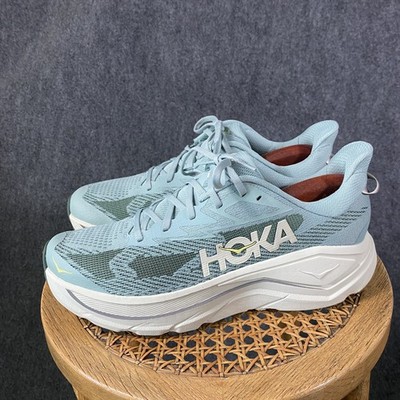 Hoka One One Challenger 8 Running Shoes Mens 11 D Green Gym Sneaker Excellent