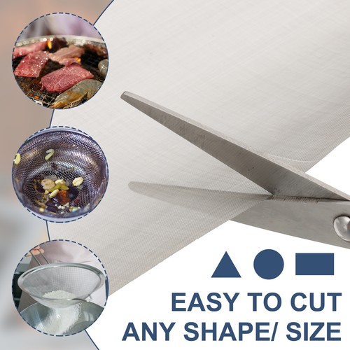 150 Mesh 15.7"x47.2" 304 Stainless Steel Woven Wire Mesh Screen 0.07mm Hole - Afbeelding 5 van 7