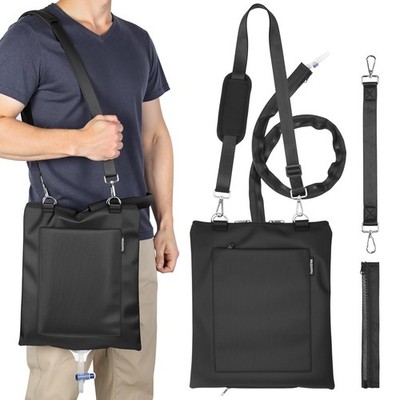 Hoomtree Urine Drainage Bag Holder，Privacy Cover for Foley, 840d-black 