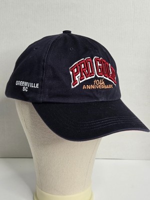 Ahead Pro Golf 10th Anniversary Hat Greenville SC Navy Strapback Dad Cap USA