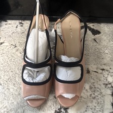 Women s Via Spiga Dark pink and black slingbacks. New without box 10 M